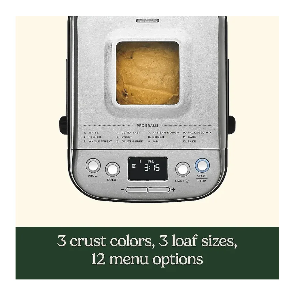 EditionSANI-Cuisinart-Compact-Automatic-Bread-Maker-Stainless-Steel-12747505-08 Cuisinart Compact Automatic Bread Maker — Stainless Steel