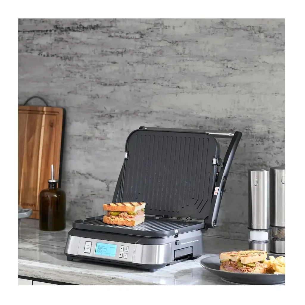 EditionSANI-Cuisinart-GR-6SNAS-6593084-04 Cuisinart GR-6SNAS Indoor Griddler with Smoke-Less Mode
