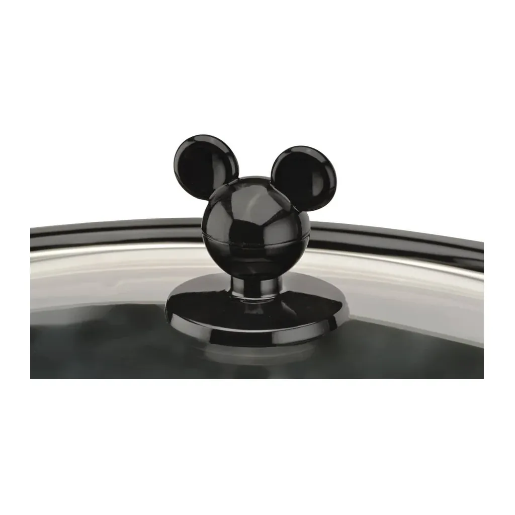 EditionSANI-DCM-502-12715739-04 Disney DCM-502 Mickey Mouse 5 Quart Slow Cooker with 20 Ounce Dipper - Red