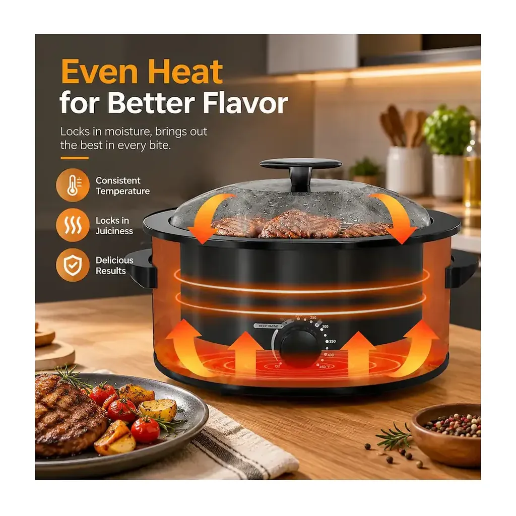 EditionSANI-DHHD-587323-13104942-02 RYHNUYNE 8-Quart Electric Roaster Oven