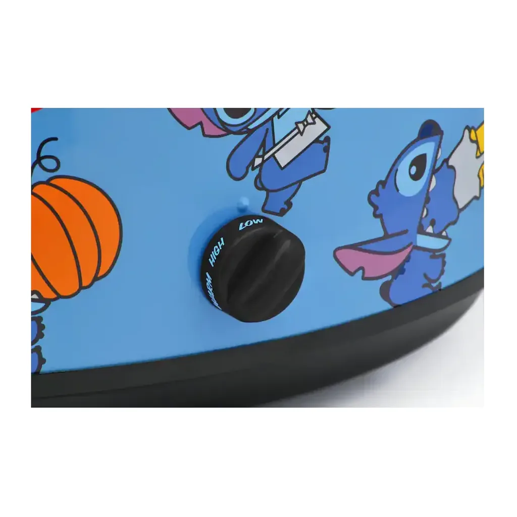 Disney - Lilo & Stitch 7 Quart Slow Cooker - Blue – product image 3 Disney - Lilo & Stitch 7 Quart Slow Cooker - Blue – product view 3