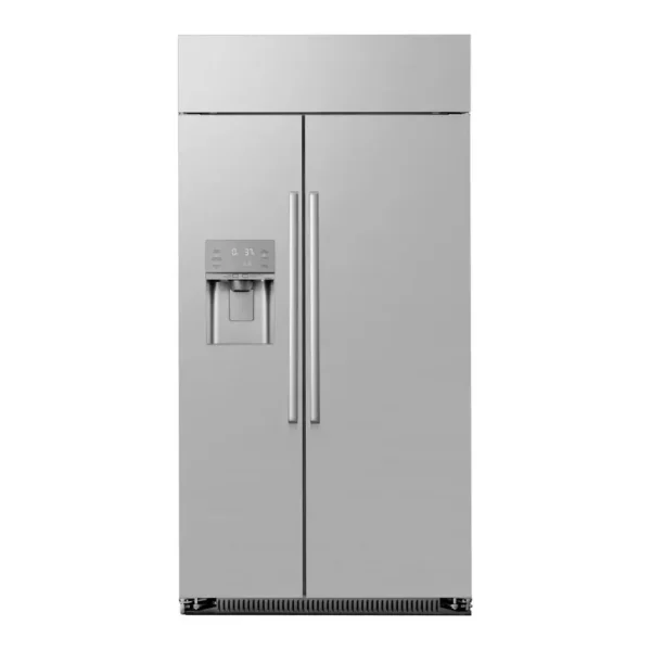 EditionSANI-DRS425300SR-DA-6534990-01 Dacor DRS425300SR/DA - 42 in. Wide 24.0 Cu. Ft. Side-by-Side Built-In Refrigerator with Precise Cooling and External Water & Ice Dispenser - Stainless Steel