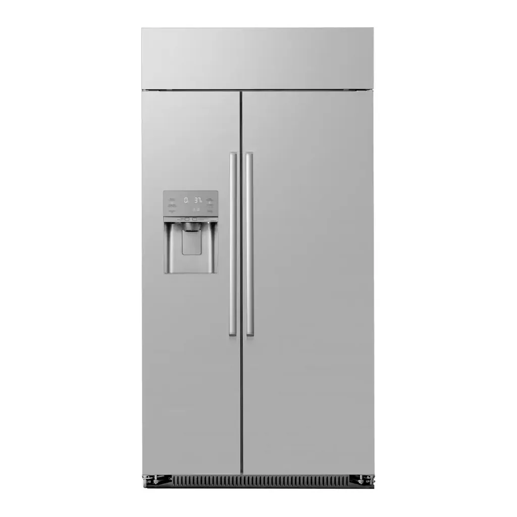 EditionSANI-DRS425300SR-DA-6534990-01 Dacor DRS425300SR/DA - 42 in. Wide 24.0 Cu. Ft. Side-by-Side Built-In Refrigerator with Precise Cooling and External Water & Ice Dispenser - Stainless Steel
