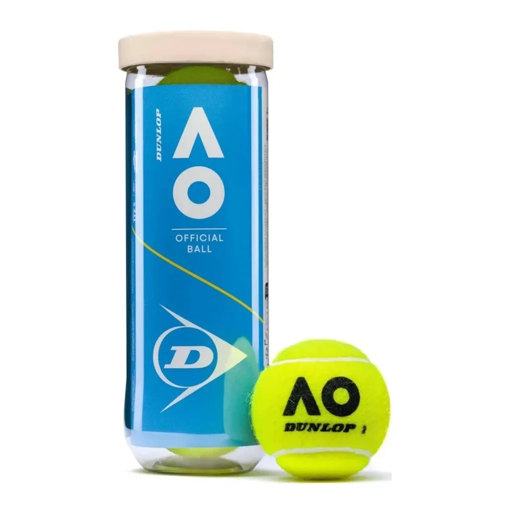 EditionSANI-DUNLOP-ML-247352-02 Dunlop Australian Open Tennis Balls, 24 Cans / 72 Balls