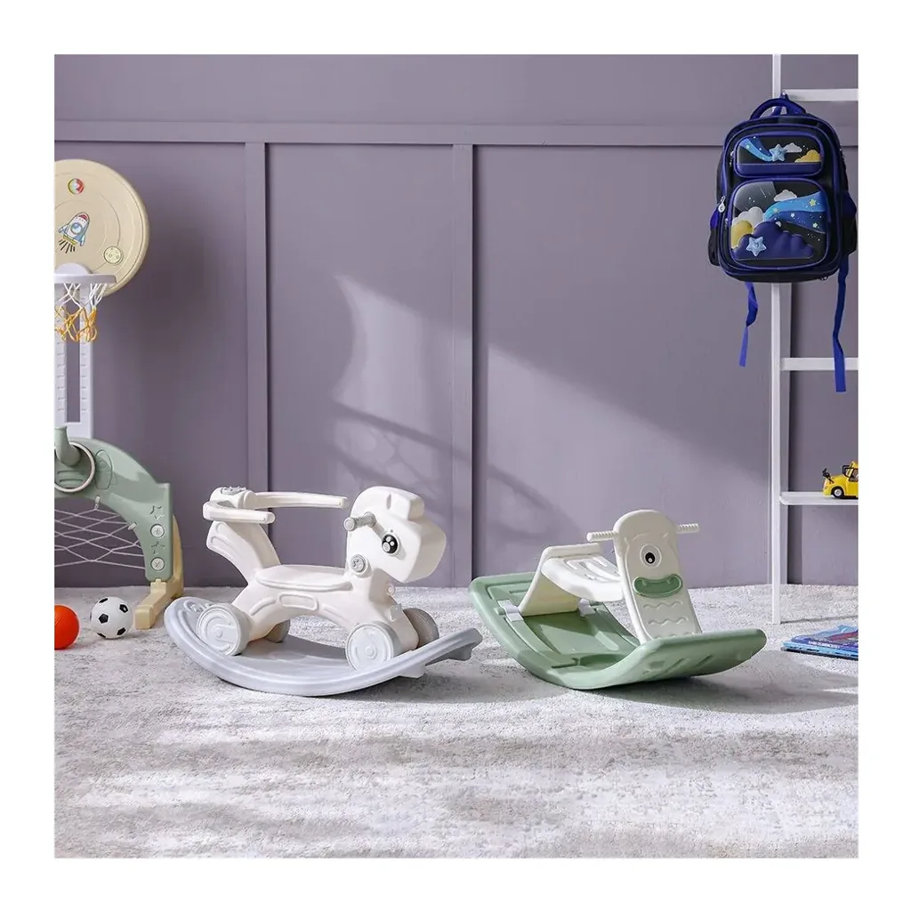 EditionSANI-Danube Home-ML-309246-05 Danube Home 2-in-1 Kids Rocking Horse and Balance Board