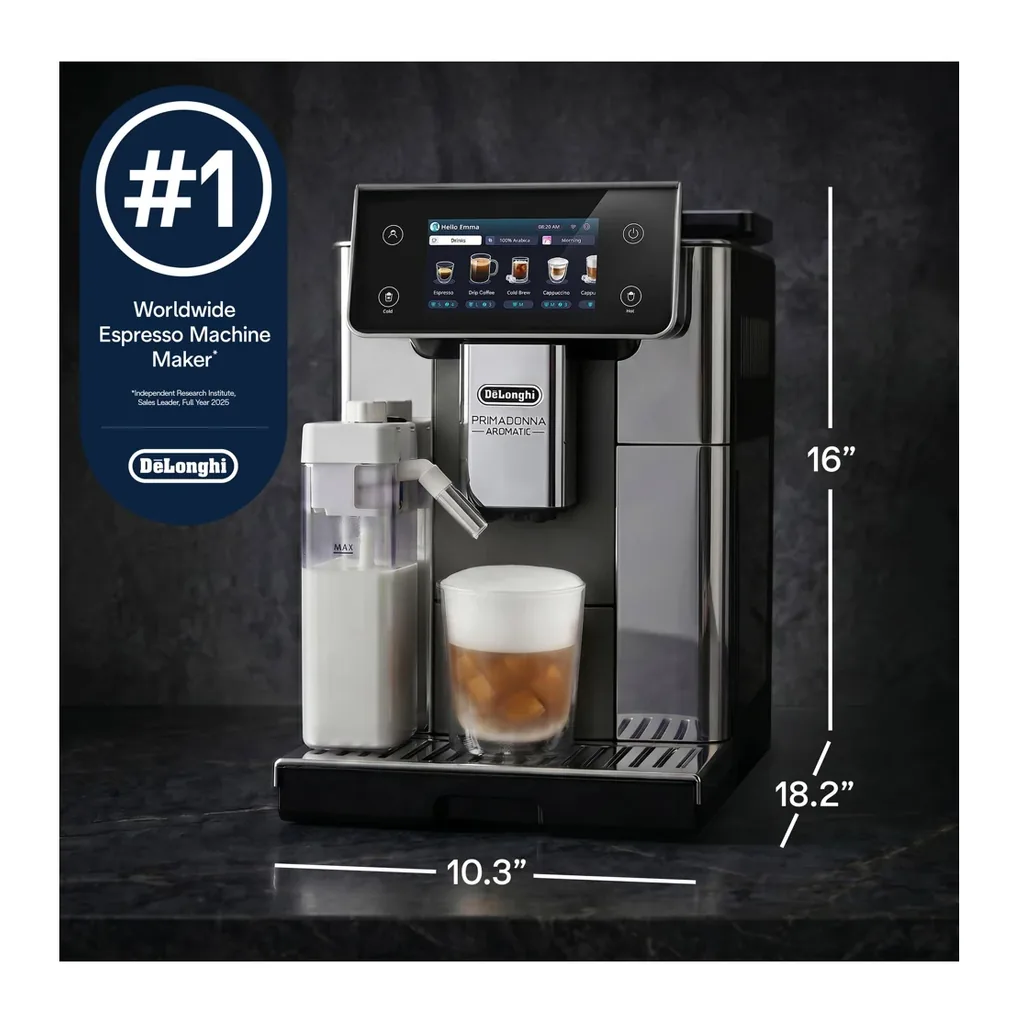 EditionSANI-De-Longhi-ECAM63075TM-6687907-02 De'Longhi PrimaDonna Aromatic ECAM63075TM Espresso Machine – Titanium