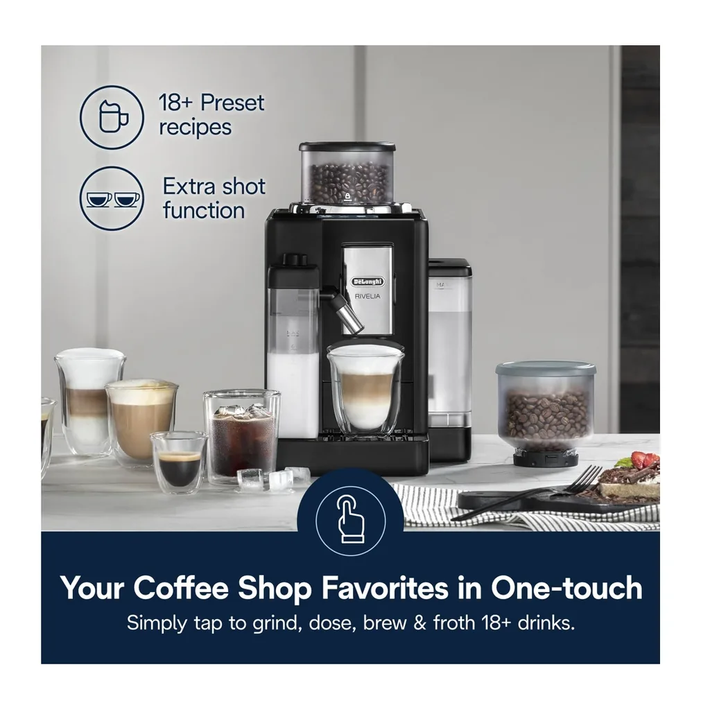 EditionSANI-De-Longhi-EXAM44055B-6640869-02 De'Longhi Rivelia EXAM44055B Automatic Espresso Machine – Onyx Black