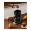 Ecozy DM122A - Two-hour automatic shutoff Ecozy DM122A black 12-cup programmable coffee maker - Two-hour automatic shutoff