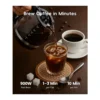 Ecozy DM122A - Coffee brewing and pouring Ecozy DM122A black 12-cup programmable coffee maker - Coffee brewing and pouring