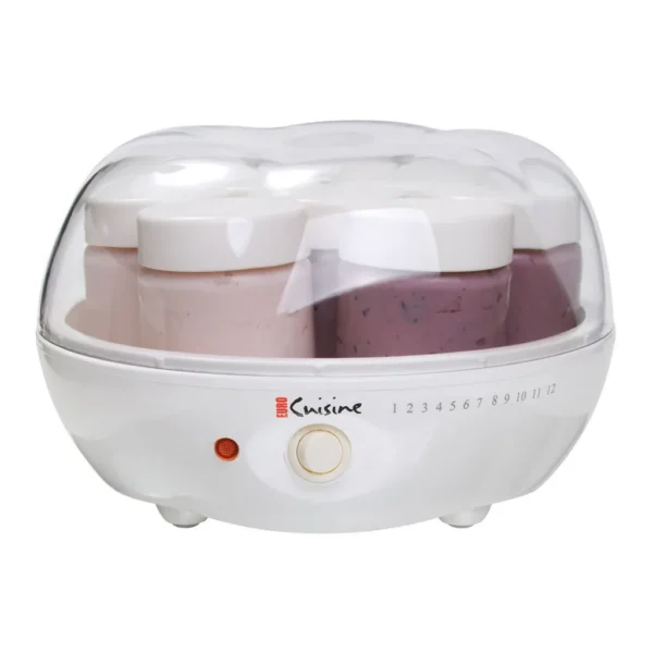 EditionSANI-Euro-Cuisine-YM80-10186700-01 Euro Cuisine YM80 Yogurt Maker with 7 Glass Jars – White