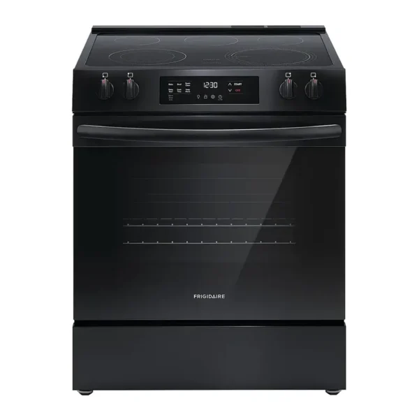 EditionSANI-FCFE3062AB-6537899-01 Frigidaire - 30 in. Wide 5 elements 5.3 Cu. Ft. Freestanding Electric Range with Steam-cleaning and EvenTemp