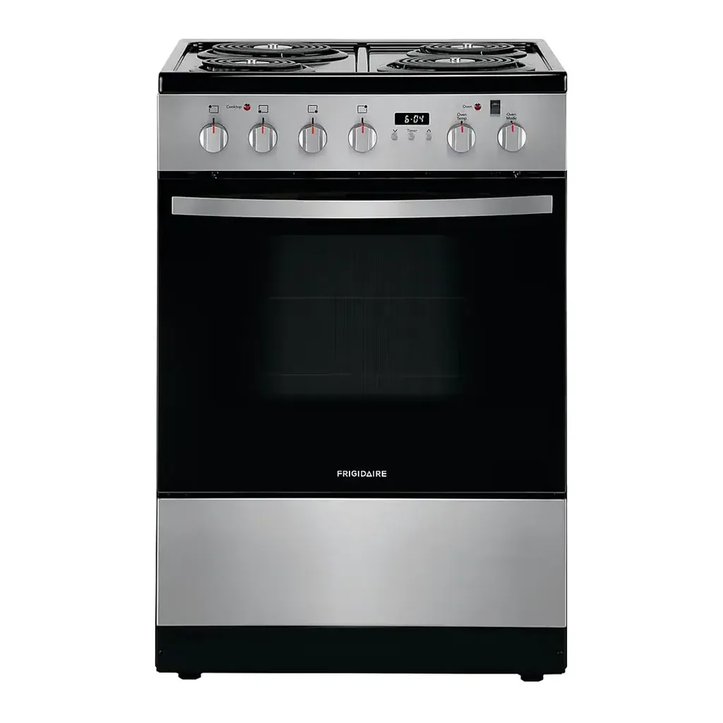 EditionSANI-FFEH2422US-6355956-01 Frigidaire - 24 in. Wide 4 elements 1.9 Cu. Ft. Freestanding Electric Range with Hidden Bake Element