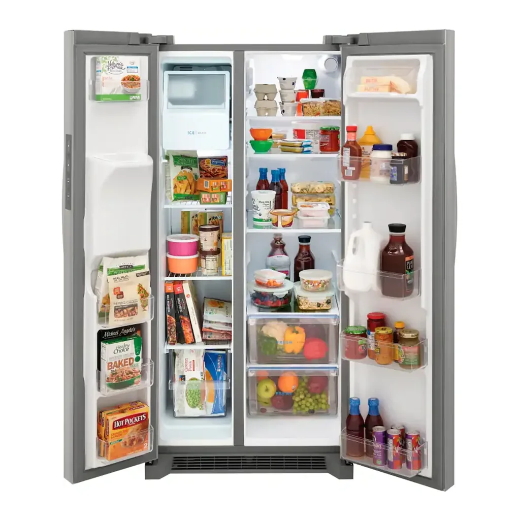 EditionSANI-FRSS2323AS-6506202-06 Frigidaire - 33 in. Wide 22.3 Cu. Ft. Side-by-Side Refrigerator - Stainless Steel