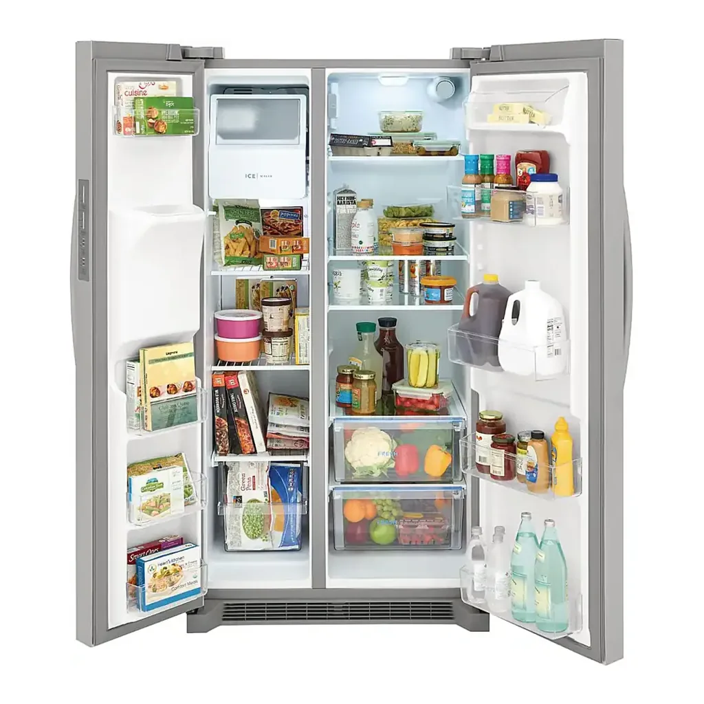 EditionSANI-FRSS2623AS-6506246-05 Frigidaire - 36 in. Wide 25.6 Cu. Ft. Side-by-Side Refrigerator - Stainless Steel