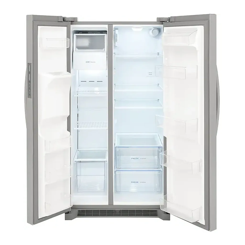 EditionSANI-FRSS2623AS-6506246-06 Frigidaire - 36 in. Wide 25.6 Cu. Ft. Side-by-Side Refrigerator - Stainless Steel