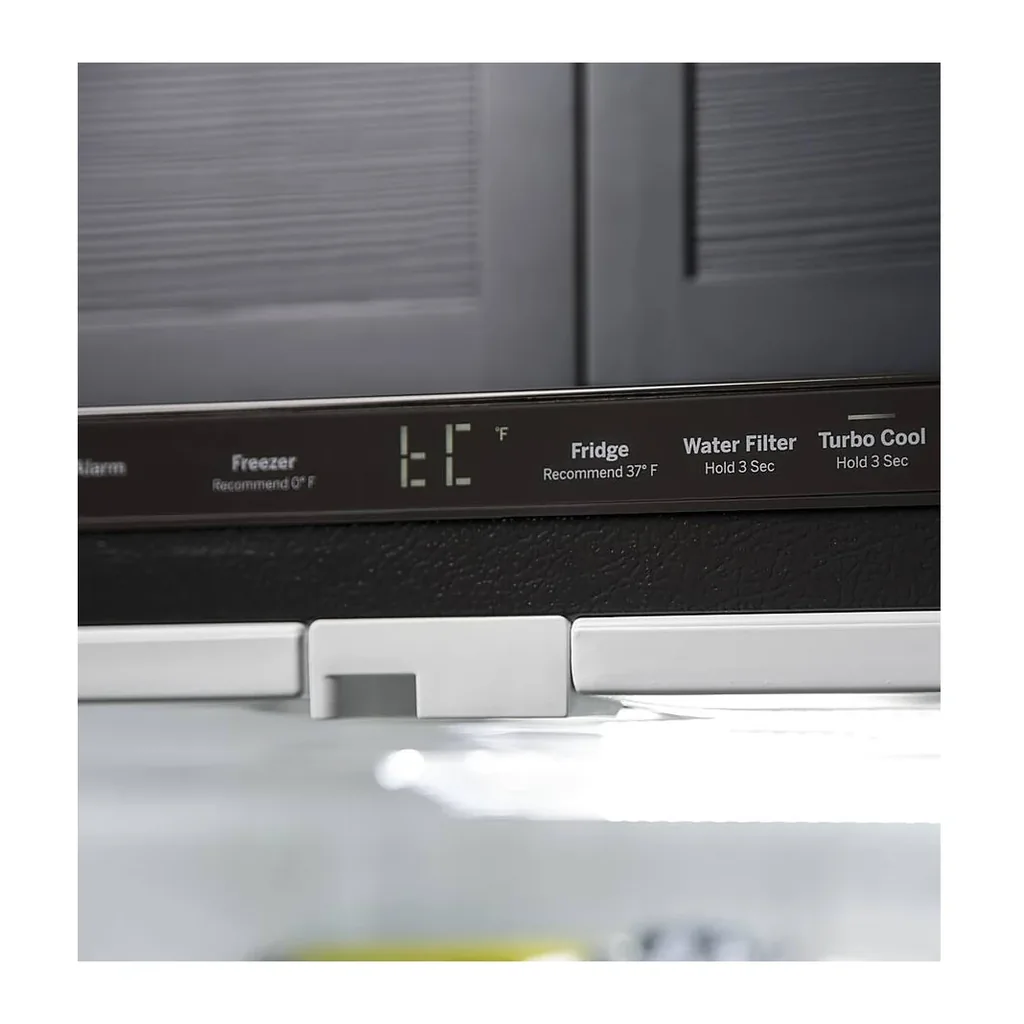 EditionSANI-GDE21EYKFS-6475409-03 GE - 30 in. Wide 21.0 Cu. Ft. Bottom-Freezer Refrigerator