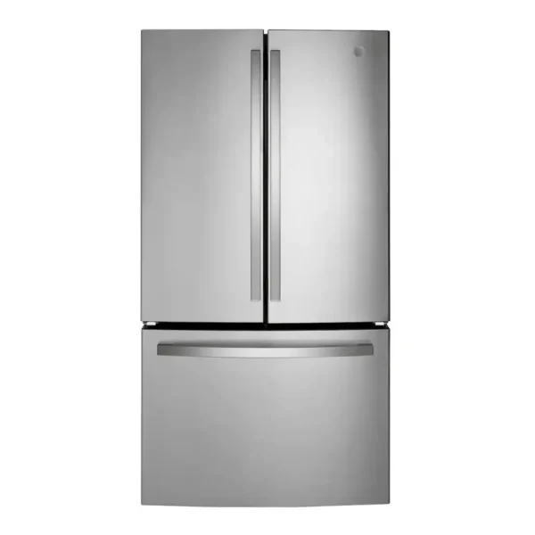 EditionSANI-GNE27JYMFS-6498111-01 GE - 36 in. Wide 27.0 Cu. Ft. French Door Refrigerator with Internal Water Dispenser - Stainless Steel