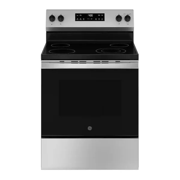 EditionSANI-GRF400SVSS-6576455-01 GE - 30 in. Wide 4 Elements 5.3 Cu. Ft. Freestanding Electric Range with Steam Cleaning and Radiant Cooktop