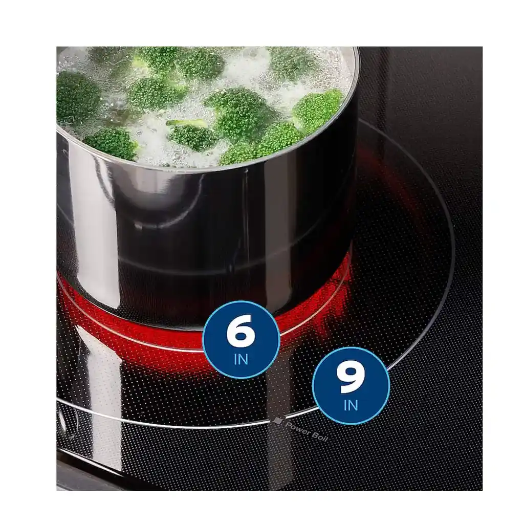 EditionSANI-GRF400SVSS-6576455-05 GE - 30 in. Wide 4 Elements 5.3 Cu. Ft. Freestanding Electric Range with Steam Cleaning and Radiant Cooktop