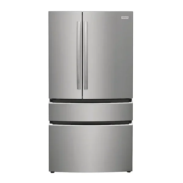 EditionSANI-GRMN2872AF-6546718-01 Frigidaire GRMN2872AF - Gallery 36 in. Wide 27.2 Cu. Ft. 4-Door French Door Refrigerator with Door-Edge Water Dispenser - Smudge Proof Stainless Steel