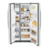 EditionSANI-GSS23GYPFS-6475443-04 GE GSS23GYPFS - 33 in. Wide 23.0 Cu. Ft. Side-by-Side Refrigerator with External Ice & Water Dispenser - Stainless Steel