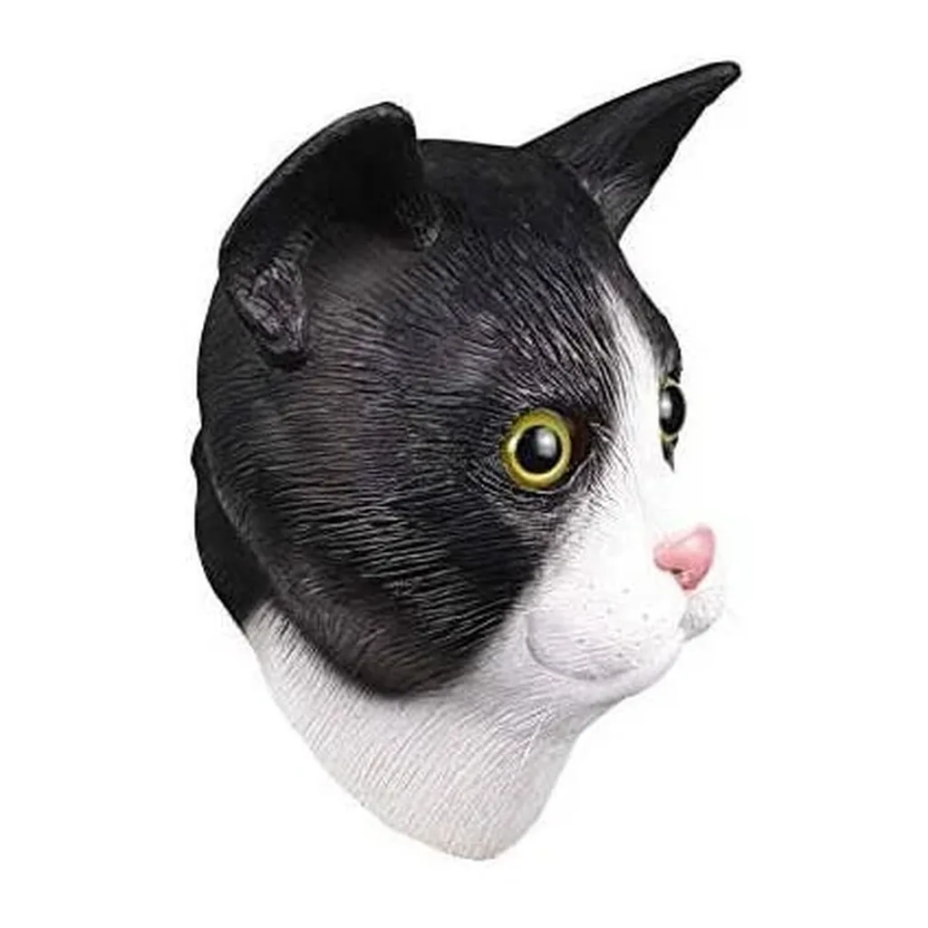 EditionSANI-Generic-ML-209441-01 Molezu Adult Cat Head Costume Mask, Latex