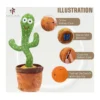 EditionSANI-Generic-ML-218994-03 Dancing Cactus Plush Toy with Voice Recording and Repeat Function