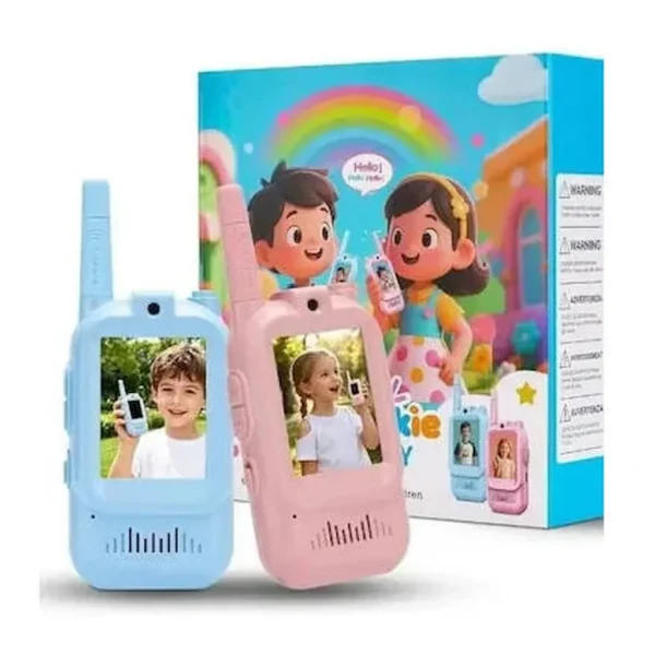 EditionSANI-Generic-ML-314616-01 Kids Rechargeable Video Walkie Talkies with Voice Changer, 2-Pack without Straps
