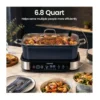 Costway - 6.8 Quart Multi Cooker, 6-in-1 Programmable Slow Cooker with Sous Vide, Steam, Fry - Black – product image 6 Costway - 6.8 Quart Multi Cooker, 6-in-1 Programmable Slow Cooker with Sous Vide, Steam, Fry - Black – product view 6