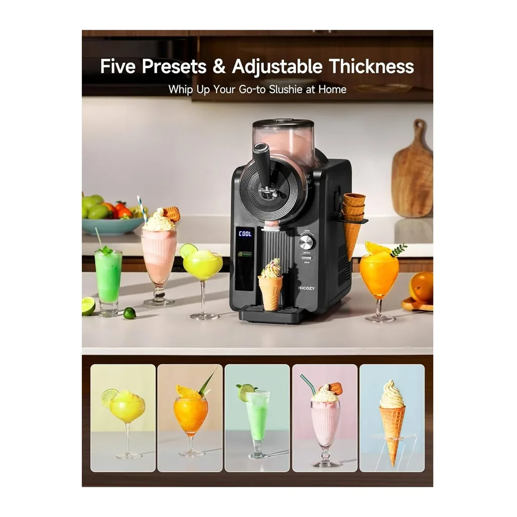 EditionSANI-HICOZY-HADMF3DG-US-10867941-06 HiCOZY F3 Frozen Drink and Soft Ice Cream Maker – Black