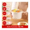 EditionSANI-HP-3170W-12829008-02 Brentwood HP-3170W 1.5Liter Multi-Function Electric Hot Pot Cooker with Ceramic Non-Stick Coating - White