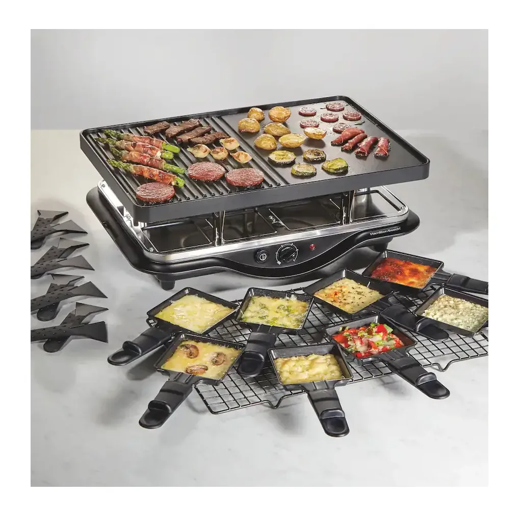 EditionSANI-Hamilton-Beach-31612-MX-13025884-03 Hamilton Beach 31612-MX 8-Person Raclette Party Grill