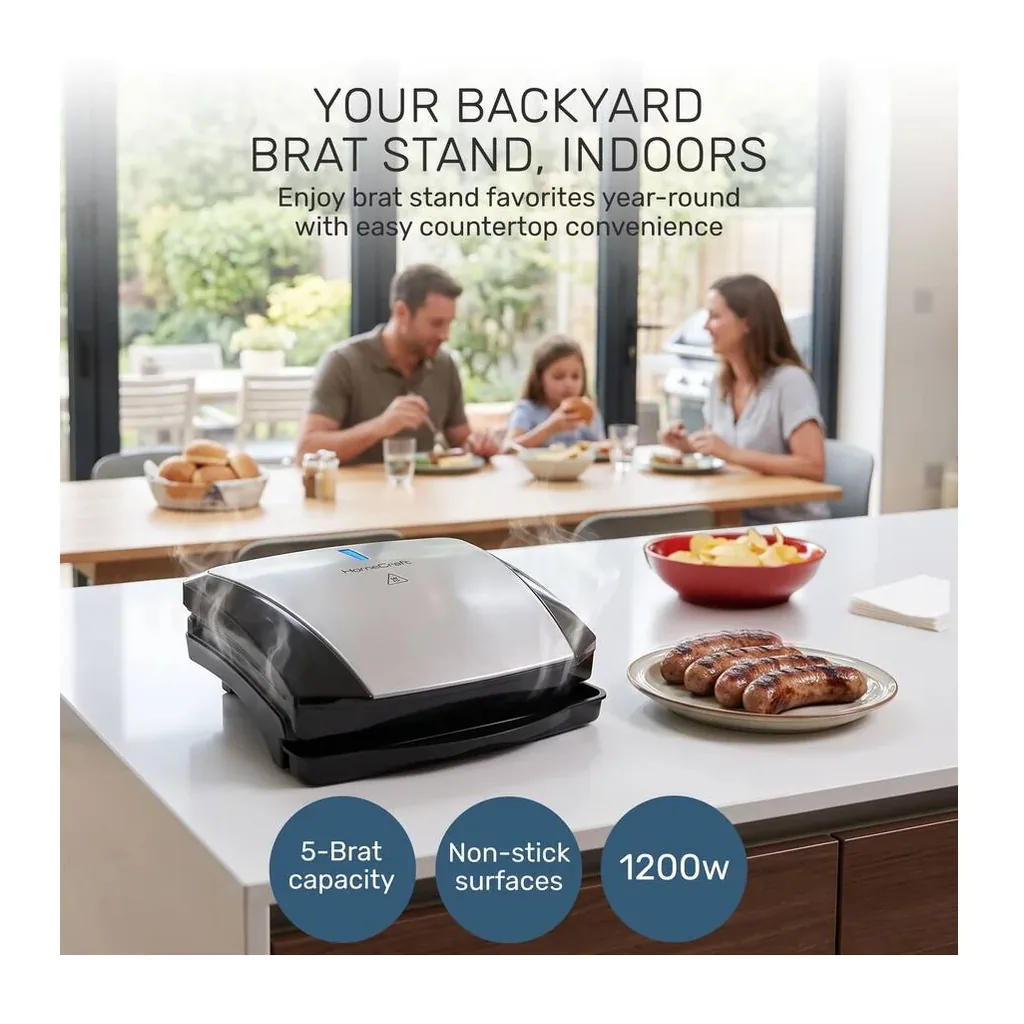 EditionSANI-HomeCraft-HCBRT5SS6A-13022475-02 HomeCraft HCBRT5SS6A Sausage and Brat Grill