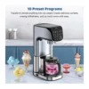 EditionSANI-Hunkstar-1300355-13036311-06 Hunkstar 12-Function Ice Cream Maker with 3 Pints – Black