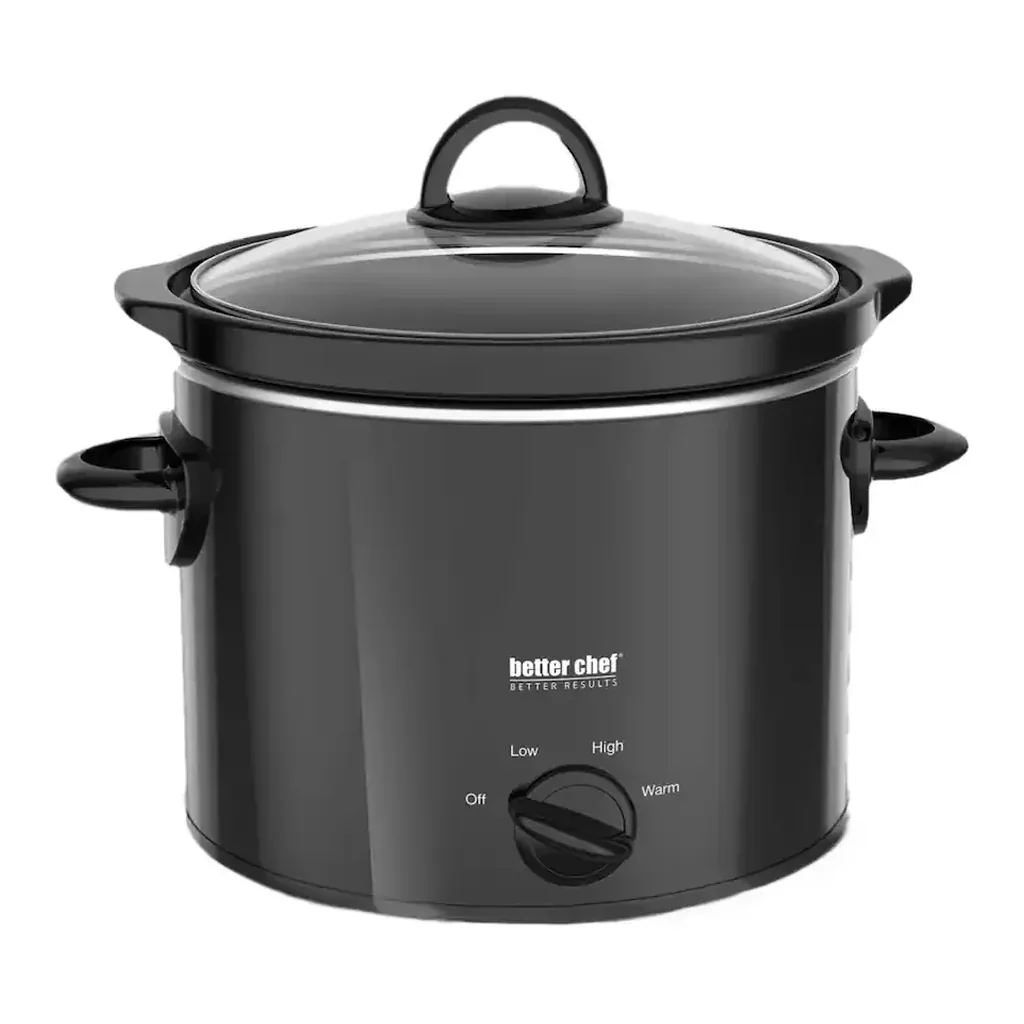 EditionSANI-IM-461B-12220887-01 Better Chef IM-461B 3-Quart Round Slow Cooker with Removable Stoneware Crock - Black