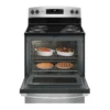 EditionSANI-JB256RTSS-6506975-03 GE JB256RTSS - 30 in. Wide 4 Elements 5.0 Cu. Ft. Freestanding Electric Range with Self Cleaning and Dual-Element Bake - Stainless Steel