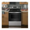EditionSANI-JB256RTSS-6506975-05 GE JB256RTSS - 30 in. Wide 4 Elements 5.0 Cu. Ft. Freestanding Electric Range with Self Cleaning and Dual-Element Bake - Stainless Steel