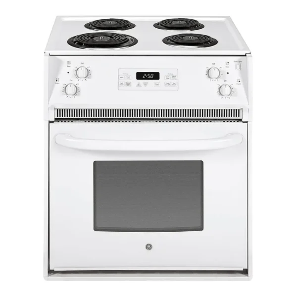 EditionSANI-JM250DTWW-6506987-01 GE - 27 in. Wide 4 Elements 3.0 Cu. Ft. Self-Cleaning Drop-In Electric Range