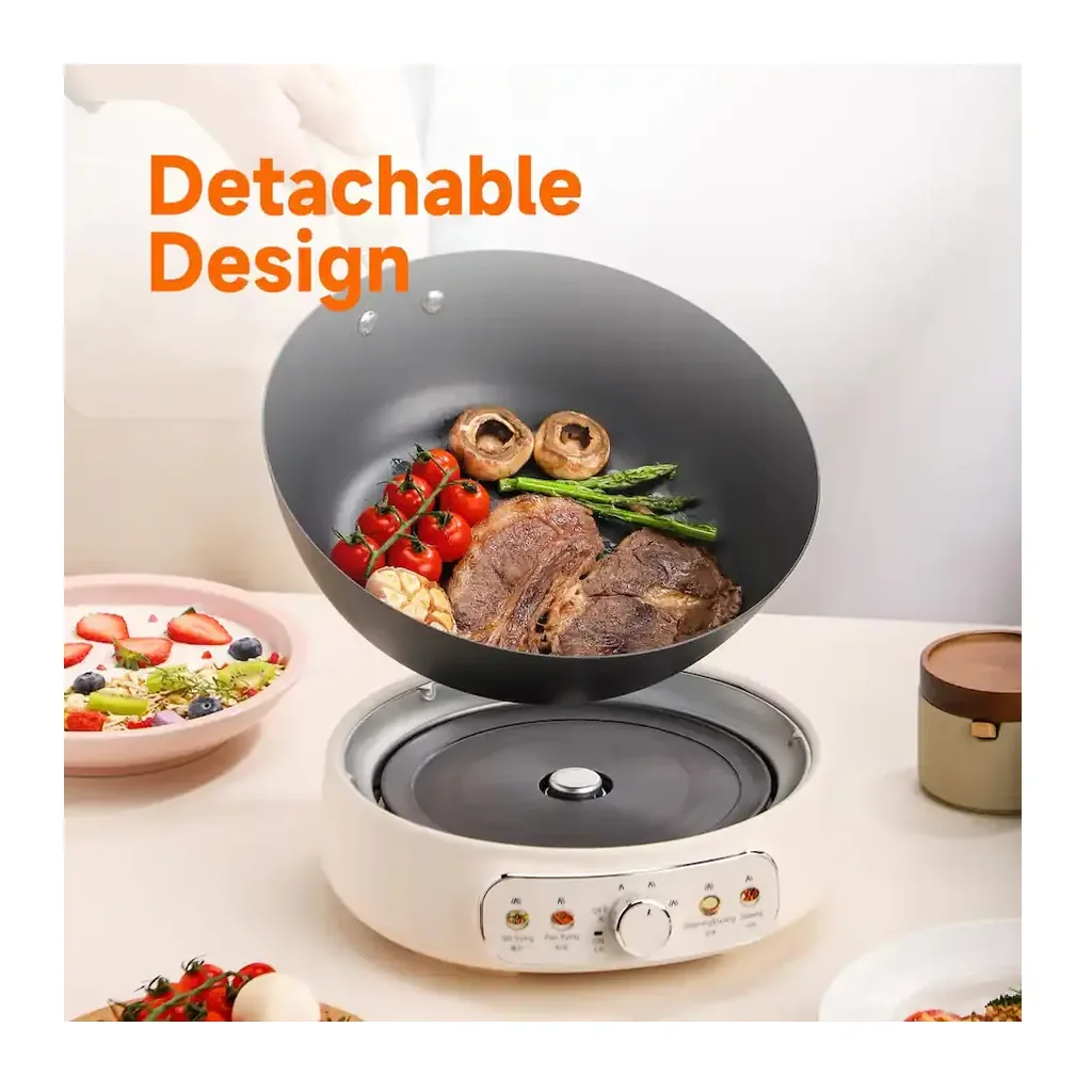 EditionSANI-JOYDEEM-DCG-B470-13038336-04 JOYDEEM DCG-B470 5-Quart Iron Electric Skillet