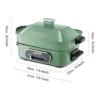 EditionSANI-JOYDEEM-JD-HG9088G-13077892-02 JOYDEEM JD-HG9088G 3-in-1 Electric Hot Pot, Grill and Steamer