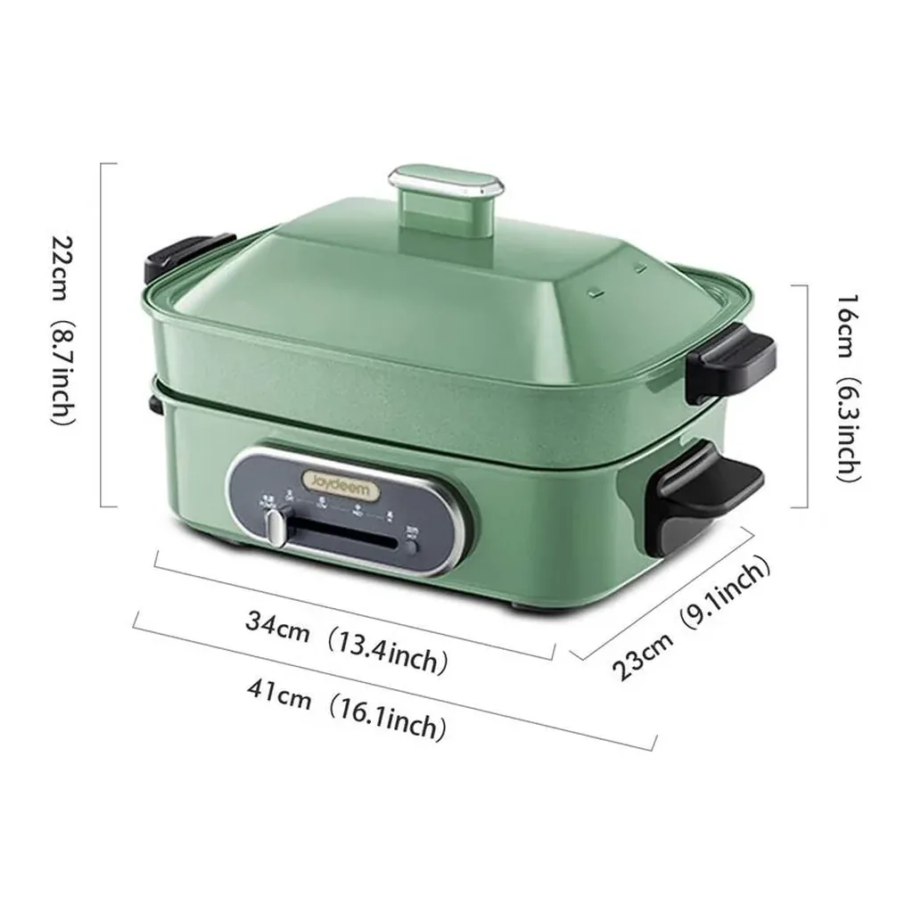 EditionSANI-JOYDEEM-JD-HG9088G-13077892-02 JOYDEEM JD-HG9088G 3-in-1 Electric Hot Pot, Grill and Steamer