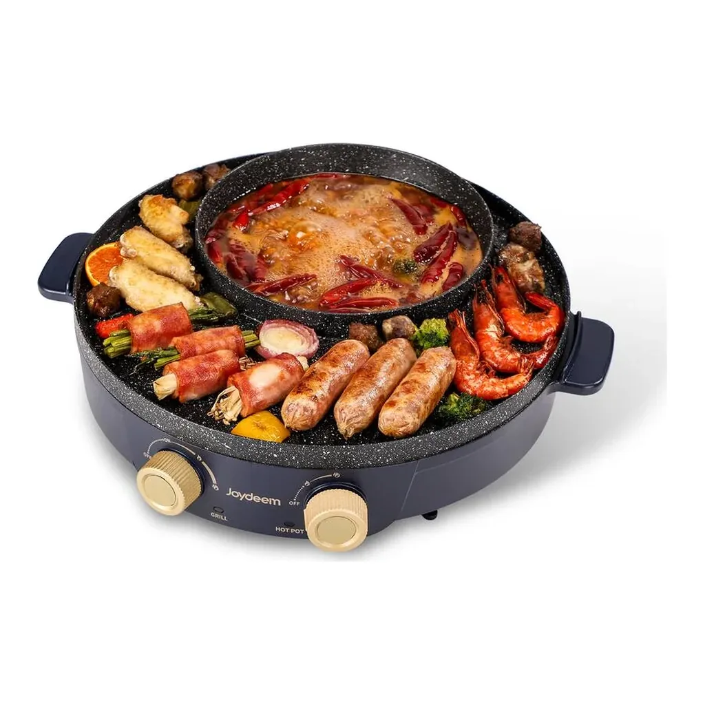 EditionSANI-JOYDEEM-JD-SK3407-13077882-01 JOYDEEM JD-SK3407 Electric Grill and 2-Liter Hot Pot