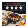 EditionSANI-JOYDEEM-JD-SK3407-13077882-02 JOYDEEM JD-SK3407 Electric Grill and 2-Liter Hot Pot
