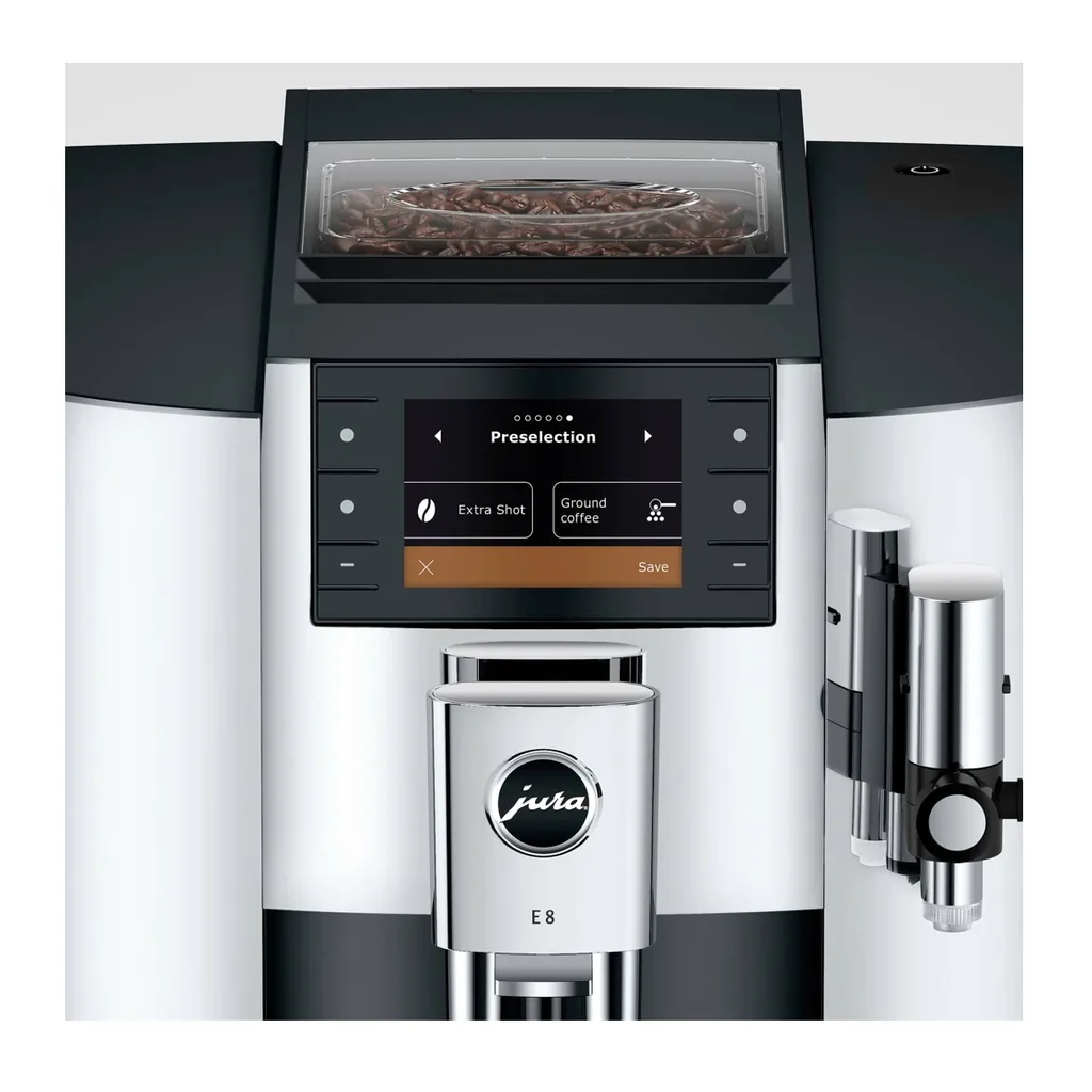 EditionSANI-JURA-15646-12183761-06 JURA E8 Automatic Espresso and Coffee Machine – Chrome