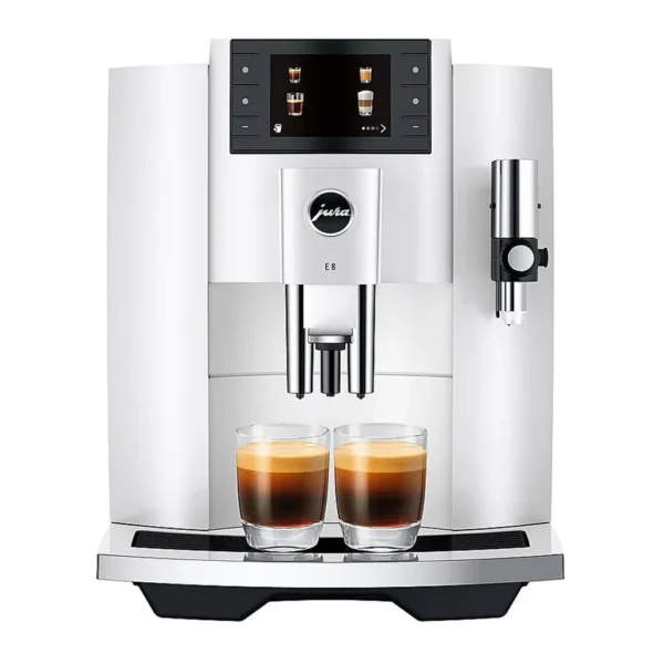 EditionSANI-JURA-15683-12828900-01 JURA E8 Automatic Espresso and Coffee Machine – White
