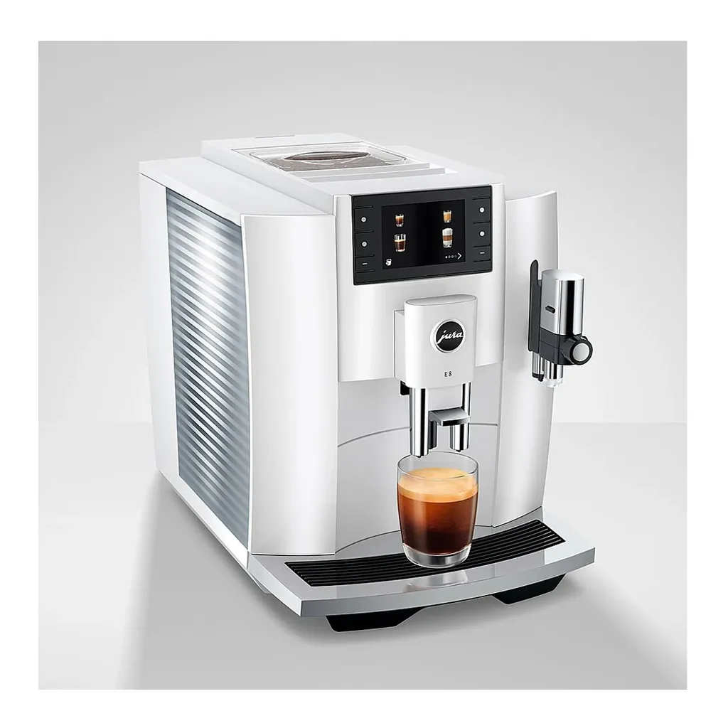 EditionSANI-JURA-15683-12828900-04 JURA E8 Automatic Espresso and Coffee Machine – White