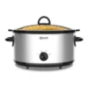 Kitchen Elite - 7 Qt Slow Cooker, Stainless Steel Ceramic Crock Pot with Glass Lid - Silver – product image 1 Kitchen Elite - 7 Qt Slow Cooker, Stainless Steel Ceramic Crock Pot with Glass Lid - Silver – product view 1