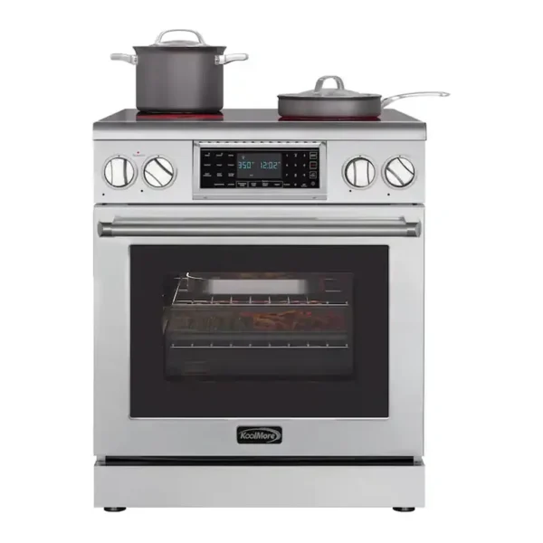 EditionSANI-KM-EPR-30TDP-SS-10147039-01 Koolmore KM-EPR-30TDP-SS - 30 in. Electric Professional Range with Tilt Panel and Digital controls, Self-Cleaning, 16300W of Power, 240V - Stainless Steel