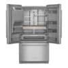 EditionSANI-KRFF577KPS-6534858-02 KitchenAid KRFF577KPS - 36 in. Wide 26.8 cu. ft. Standard-Depth French Door Refrigerator with Exterior Ice and Water Dispenser - Stainless Steel