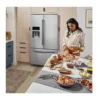 EditionSANI-KRFF577KPS-6534858-03 KitchenAid KRFF577KPS - 36 in. Wide 26.8 cu. ft. Standard-Depth French Door Refrigerator with Exterior Ice and Water Dispenser - Stainless Steel